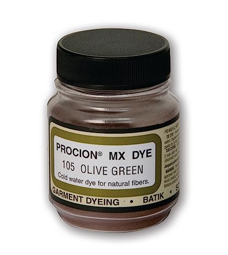 Jacquard Procion MX Dye - Olive Green Cold Water Fabric Dye 2/3oz