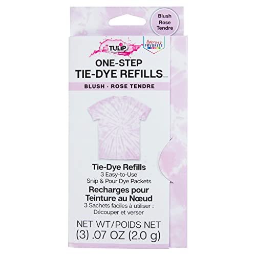 TULIP Blush Tulip One-Step Tie-Dye Kit with 3 Fabric Dye Refill Packs