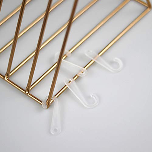 White Sock Display Hooks 500pcs 1 3/4 Inch Plastic J-Hooks Retail Hanging
