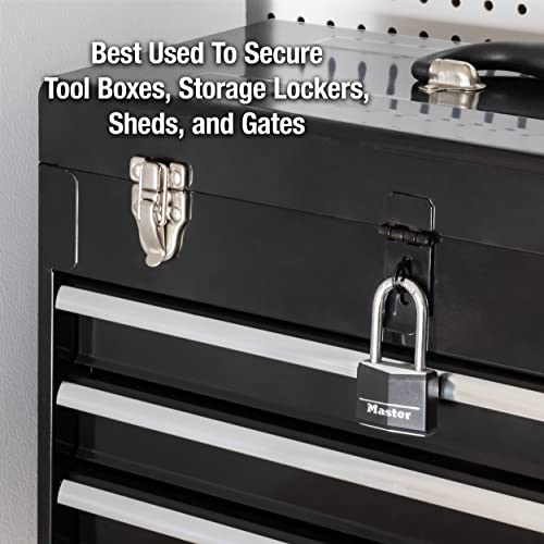 Master Lock 2 Pack Black Vinyl Covered Aluminum Padlocks