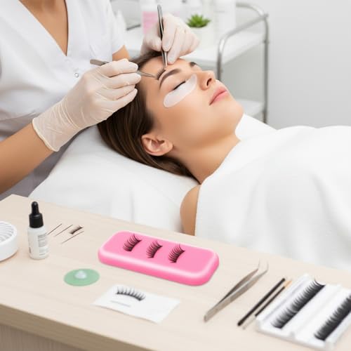 3 PCS Silicone Lash Pads Reusable Eyelash Extension Holders