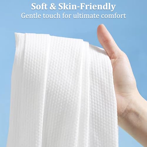 Celmuron Disposable Bath Towels - 5 Pack Individually Wrapped, 55" x 27.5"