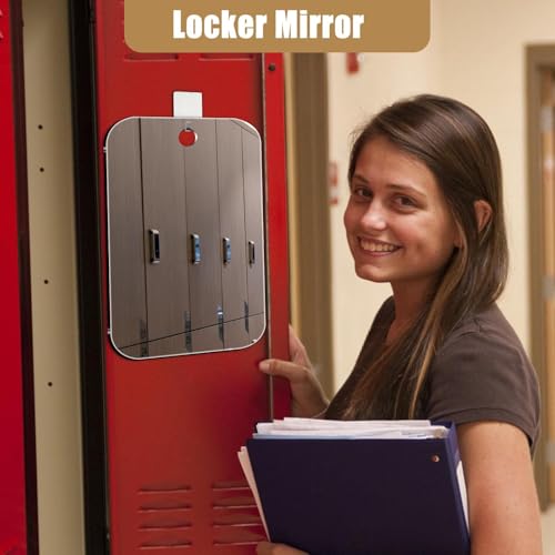 Xoudsi Fogless Shower Mirror - 10x8 Inch Shatterproof Acrylic Shaving Mirror