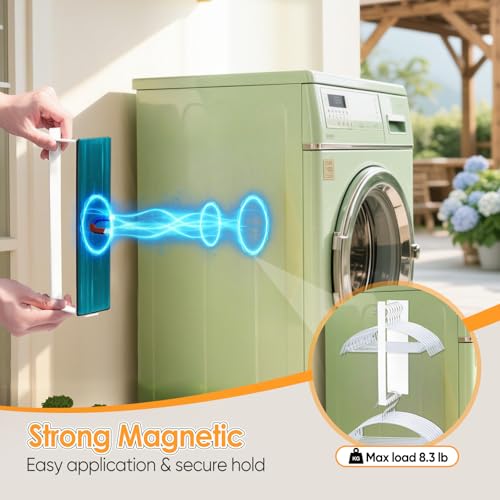 Magnetic Hanger Organizer for Laundry Room - Space Saving Rack