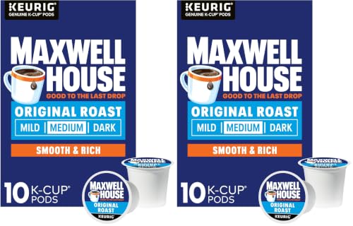 Maxwell House Original Roast Medium Roast K-Cup Pods, 3.4 OZ (Pack of 2)