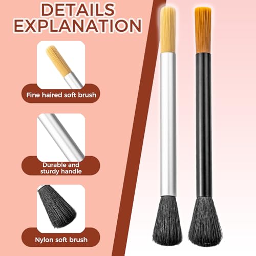 2-Pack Dual-Head Coffee Brush Set for Grinder & Kitchen Cleaning