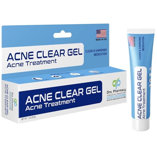 Drs. Pharmacy Acne Clear Gel with 0.5% Salicylic Acid, 1 oz