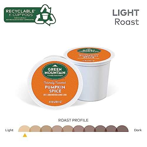 Green Mountain Pumpkin Spice Coffee K-Cup Pods, Light Roast, 96 Count
