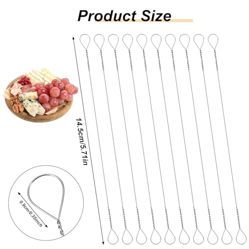 10 Pcs Stainless Steel Cheese Slicer Wire Replacement 5.71 Inch