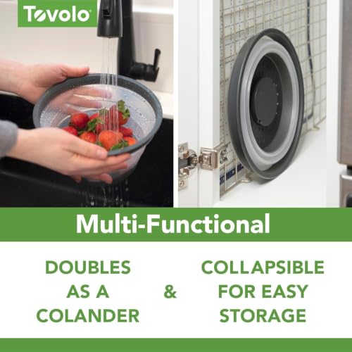Tovolo Silicone Microwave Splatter Covers - 3-Pack, Collapsible & BPA-Free
