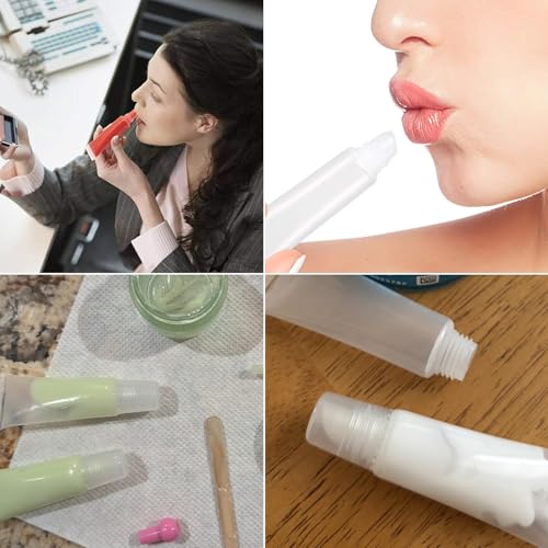 Empty Lip Gloss Tubes 15ml Refillable Squeezable Containers 8 Pcs