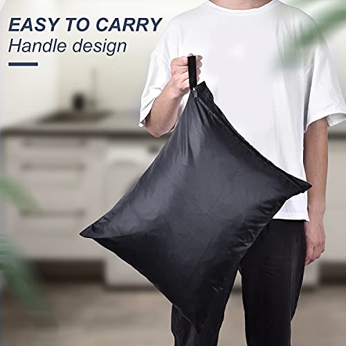 OTraki 2-Pack Wet Dry Laundry Bags, 16x20 Inch Waterproof Travel Sack