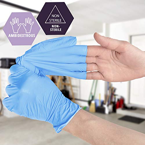 Med Pride Nitrile Vinyl Blend Exam Gloves, Powder-Free, X-Large, 1000-Ct