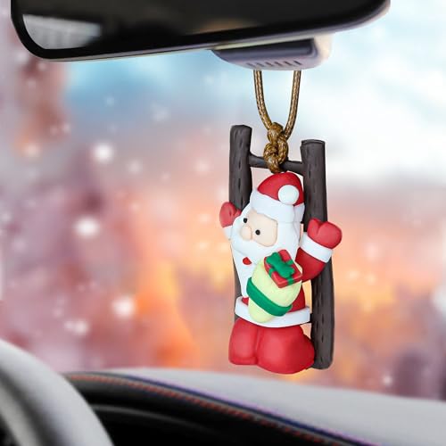 Christmas Car Hanging Ornament - Cute Swinging Duck Interior Decor - Gift Delivery