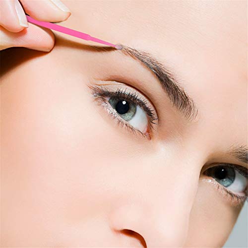 Tifanso 400PCS 2mm Disposable Micro Cotton Swabs for Lash Extensions, Pink