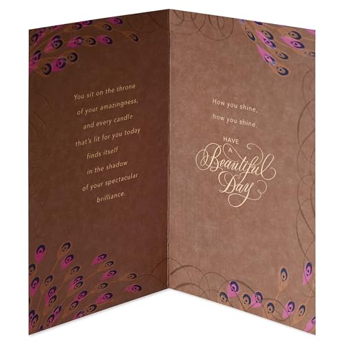 Spectacular Brilliance Birthday Card for Her - Beautiful Birthday Queen