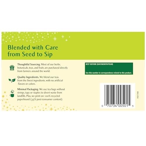 Celestial Seasonings Authentic Green Tea 40 Count - Smooth & Natural