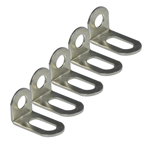 5 Pcs Stainless Steel L Brackets Corner Braces 18x20x31mm