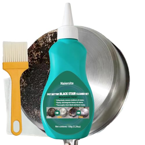 Naiersite Pot Bottom Cleaner Cream - Stainless Steel & Multi-Purpose Stain Remover (150g)