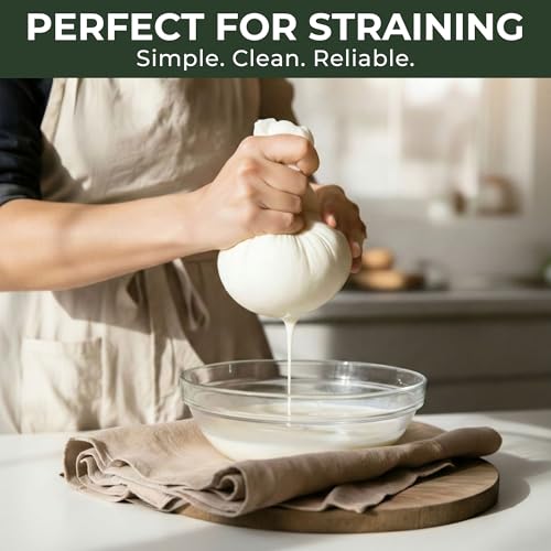 6-Pack Grade 100 Cheese Cloths - 20x20 Inch Unbleached Cotton