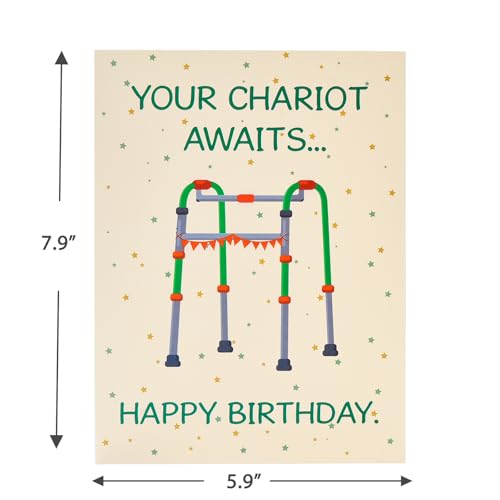 Funny Birthday Card for Men and Women - Unique Humor Greeting Card