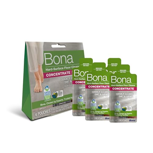 Bona Multi-Surface Floor Cleaner Concentrate - 4-Pack Pouches