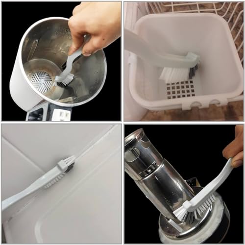 JIANYI Kitchen Scrub Brush with Angled Bristles - Ergonomic Handle