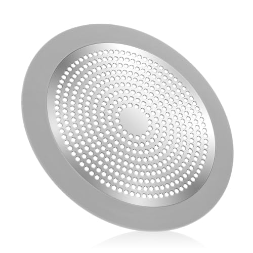 Universal Shower Hair Drain Catcher - 5.7 Inch Stainless Steel Strainer