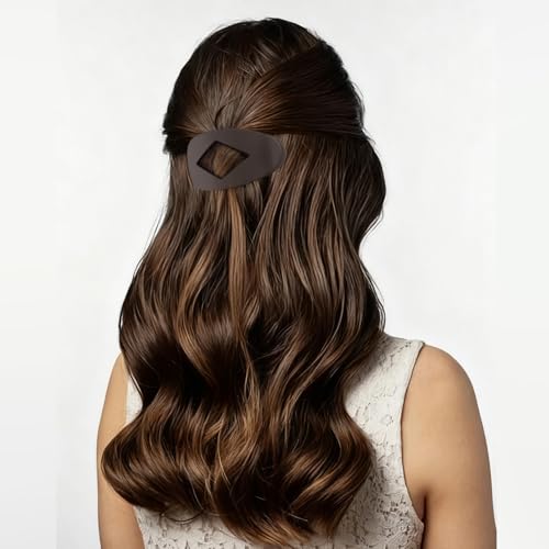 Atoden Flat Hair Claw Clips Large Non-Slip Hair Accessories for Thick Hair 8Pcs