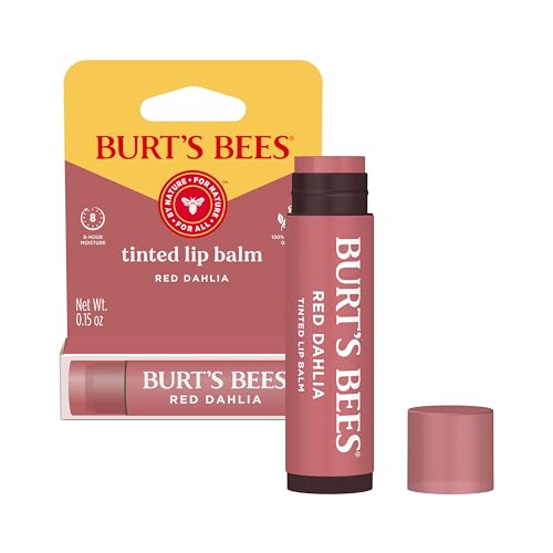 Burt's Bees Tinted Lip Balm - Red Dahlia Moisturizing Shea Butter