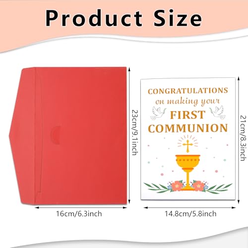 First Communion Card for Boys & Girls - Blessings & Good Wishes