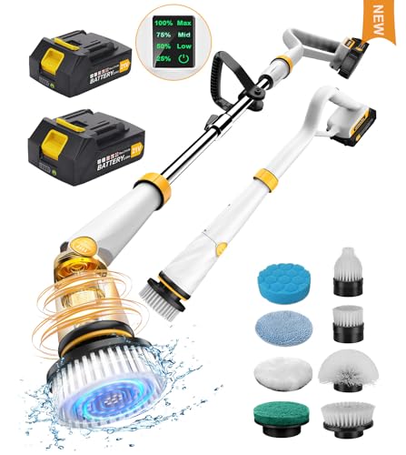 Qimedo Adjustable Multi-Angle Effortless Handle for Electric Spin Scrubber