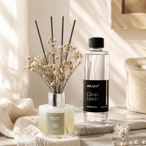 Clean Linen Reed Diffuser Refill - 6.76 fl oz Premium Aroma Oil