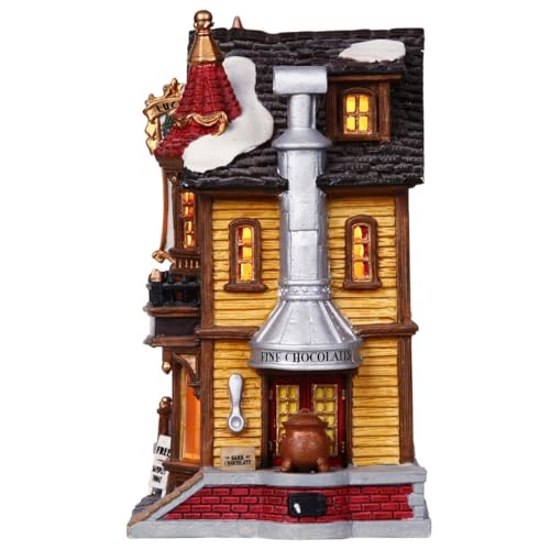 Lemax Christmas Village Lighted Building Lucy’s Chocolate Shop - Battery Operated