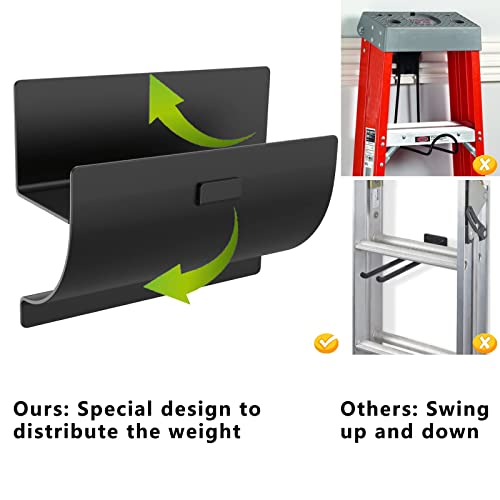 Heavy-Duty Wall Mount Ladder Hooks - 1 Pack Wheelbarrow Hangers