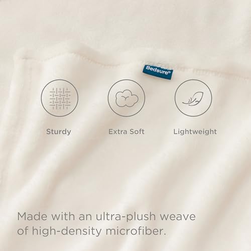 Bedsure King Size Fleece Blanket - Soft Plush Microfiber, 108x90 inches