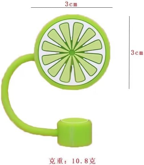 Green Lemon Silicone Straw Cover for Stanley 40 & 30 Oz Tumbler