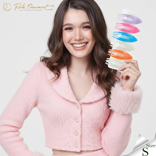 RC ROCHE 6-Piece Flat Claw Clips – No-Slip Duckbill Hair Clips for Styling