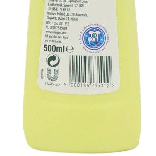 Cif Cream Lemon Cleaner with Microparticles, 500ml