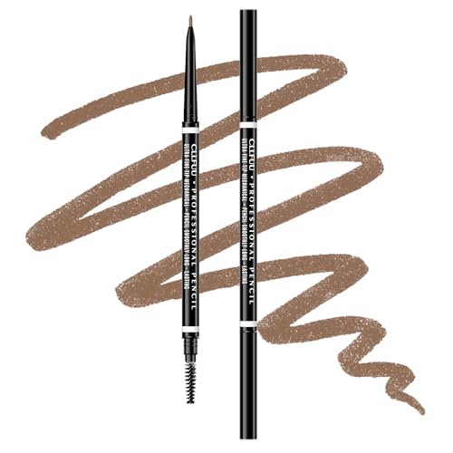CLLFUU Waterproof Precision Micro Eyebrow Pencil Taupe 2 Pcs