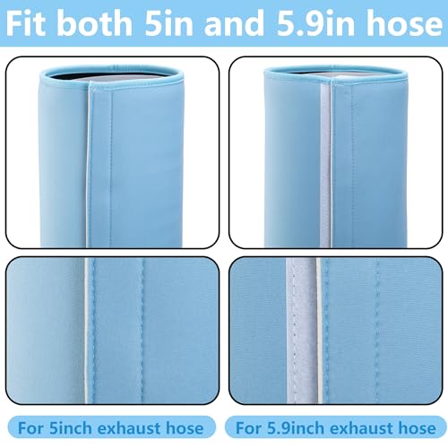 Portable AC Hose Insulation Sleeve - 60" Exhaust Duct Cover