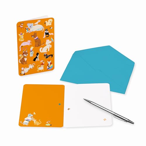 LGBTQIA+ Pride Greeting Card with Cute Dogs - Blank Inside