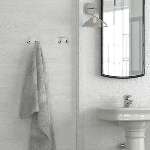 Design House Millbridge Double Robe Hook - Polished Chrome