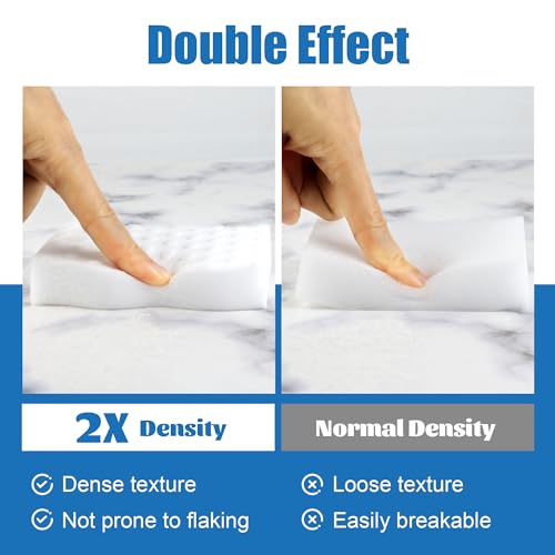 Kickleen 20 Pack Magic Eraser Sponges, 2X Density Melamine Cleaning Pads