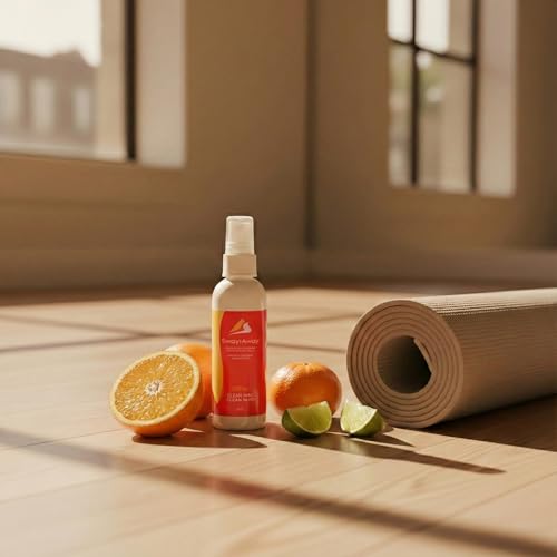 SwaytAway Fitness Mat Mist with Towel - Citrus, 4oz Travel Size