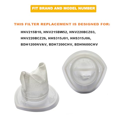 GABEROAD EVF100 Vacuum Filter Replacement Kit - 2 Pack with Cleaning Brush
