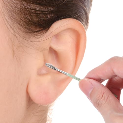 Prasacco 12-Piece Stainless Steel Earwax Removal Kit with PU Case