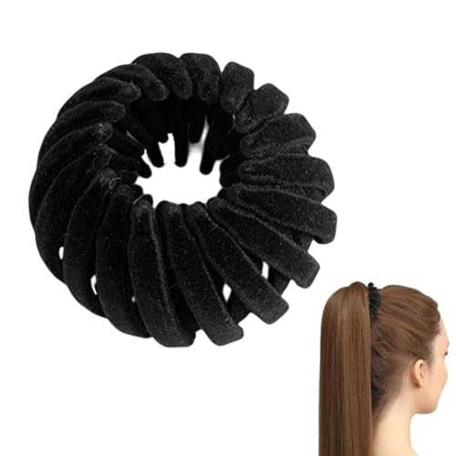 Zenarao Bird Nest Magic Hair Clip Expandable Ponytail Holder Bun Maker
