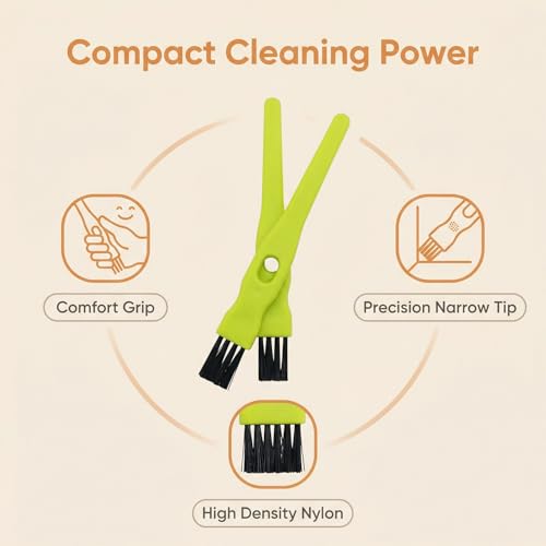 Mini Dust Removal Brushes 20 Pack for Keyboard, Lamp & Humidifier Cleaning