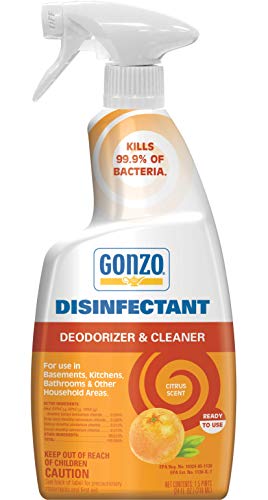 Gonzo Natural Magic Citrus Disinfectant & Deodorizer 24 Fl Oz – Home & Carpet Cleaner